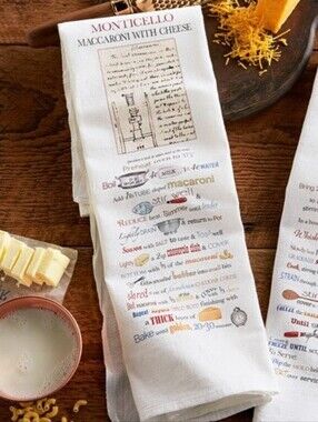 New Monticello Maccaroni With Cheese Kitchen Towel